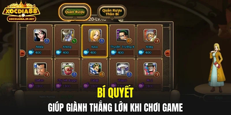 Bí quyết giúp giành thắng lớn khi chơi game